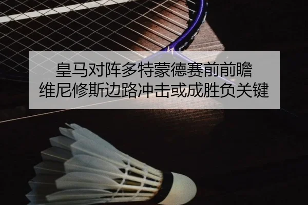 皇马对阵多特蒙德赛前前瞻 维尼修斯边路冲击或成胜负关键